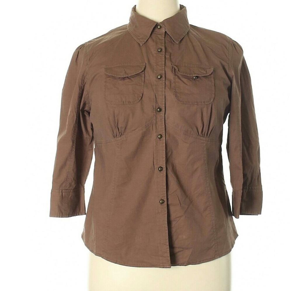 Button Down Brown Jacket